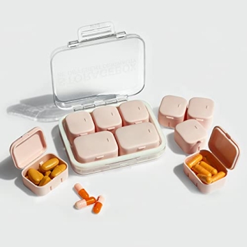 Travel Smart with UNI-AOSA Multi-Compartment Pill Organizer