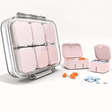Travel Smart with UNI-AOSA Multi-Compartment Pill Organizer