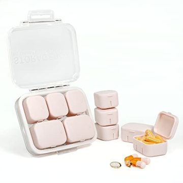 Travel Smart with UNI-AOSA Multi-Compartment Pill Organizer