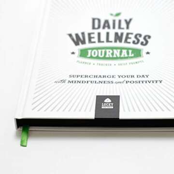 DAILY WELLNESS JOURNAL: Supercharge Your Day With Mindfulness and Positivity - A guided Journal/Diary/Day Planner/Tracker, by LUCKY Life Tools