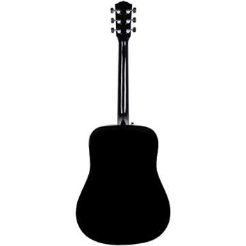 Fender Dreadnought Acoustic Guitar - Black Bundle with Gig Bag, Tuner, Strings, Strap, Picks, and Fender Play Online Lessons