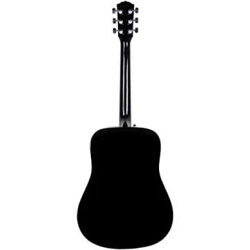 Fender Dreadnought Acoustic Guitar - Black Bundle with Gig Bag, Tuner, Strings, Strap, Picks, and Fender Play Online Lessons