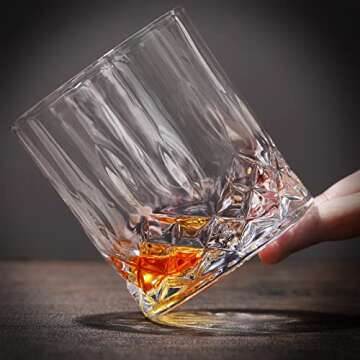 Mimorou 12 Piece Whiskey Glasses - Elegant Gift Set