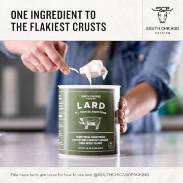 SCP Lard Shortening - 42 Ounce Premium Baking Fat