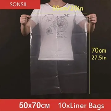 Heavy-Duty Turkey Brining Bags Set of 10 Leak Proof