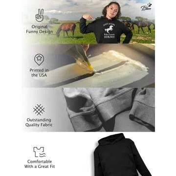 Funny Horse Hoodies for Equestrian Enthusiasts