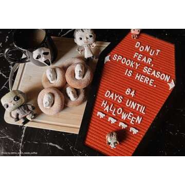 Coffin Letter Board - Spooky Gothic Decor & Gift