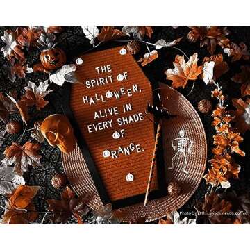 Coffin Letter Board - Spooky Gothic Decor & Gift