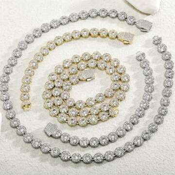 TOPGRILLZ 14K Gold Plated Tennis Bracelet for All