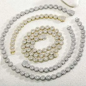 TOPGRILLZ 14K Gold Plated Tennis Bracelet for All