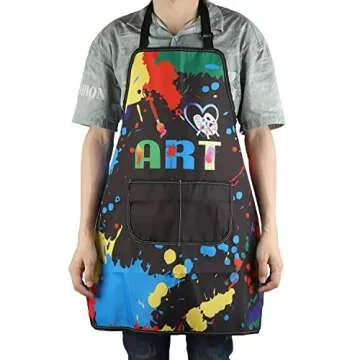 Colorful MBMSO Love Art Apron for Artists & Chefs