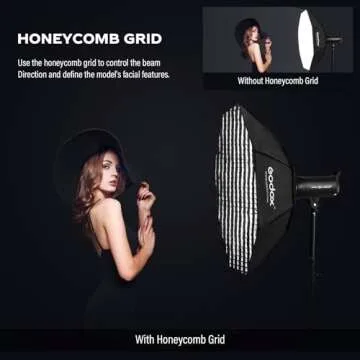 Godox 47inch Octagon Softbox Reflector with Honeycomb Grid