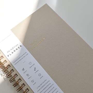 The Self-Care Planner by Simple Self - Undated 12-Month Life Planner - Daily, Monthly, Weekly - Focu...