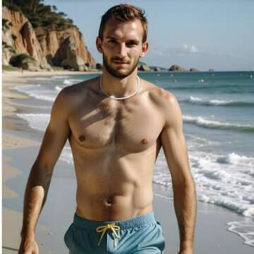 BlueRica Puka Shell Beads Necklace (16")