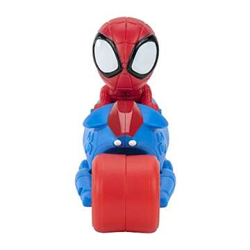 Marvel Spidey and His Amazing Friends 2 n 1 Web Strike Feature Vehicle - Must-Have Toy for All Fans