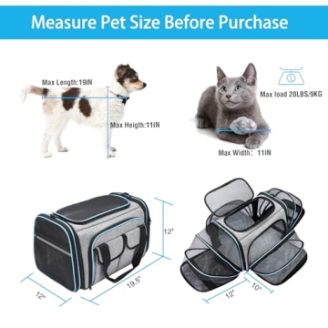 Airline Approved Soft-Sided Pet Travel Carrier