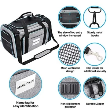 Airline Approved Soft-Sided Pet Travel Carrier