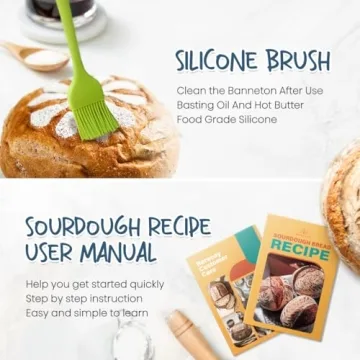 RORECAY Banneton Bread Proofing Basket Set for All Bakers