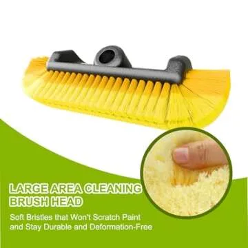 SISUPASSIE Car Wash Brush for Efficient Vehicle Cleaning