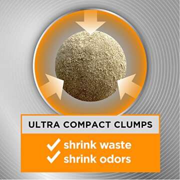 ARM & HAMMER HardBall Lightweight Easy No-Mess Scooping Garden Bloom Scent Platinum Multi-Cat Clumpi...