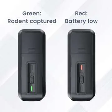 OWLTRA OW-2 Indoor Electric Mouse Trap 2 PCS, Instant Kill Rodent Zapper with Pet Safe Trigger, Black