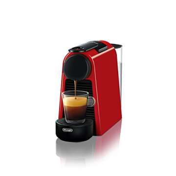 Nespresso Essenza Mini Espresso Machine by De'Longhi, 0.6 liters, Red
