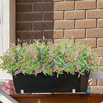 Phliofd UV Resistant Outdoor Artificial Flowers Packs