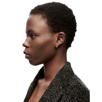 LOMBEX Retro French Earrings for Women - 18K Gold Luxury