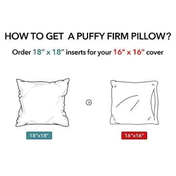 Oubonun 18x18 Outdoor Pillow Inserts - Waterproof and Durable