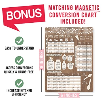 Hadley Designs Rustic Magnetic Weekly Meal Planner for Kitchen
