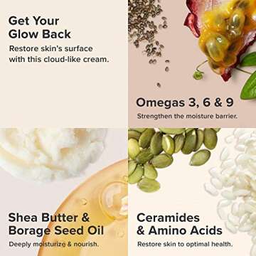 Paula's Choice Omega+ Complex Lightweight Face Moisturizer, Shea Butter & Plant Oils, Brightening Vitamin C - For Dry & Sensitive Skin