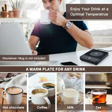 Coffee Warmer with Timer for Perfectly Warmed Brew