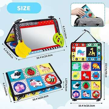 Vasdoo Tummy Time Baby Mirror Toys for Infants