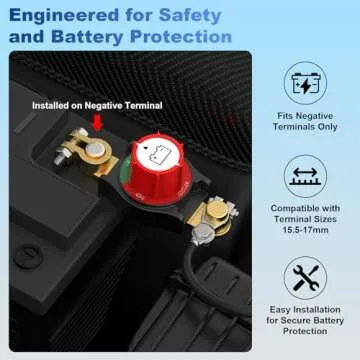 Battery Disconnect Switch for Cars and RVs - KTROVNN