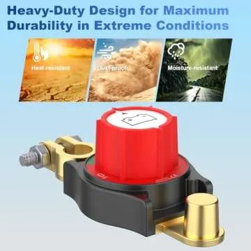 Battery Disconnect Switch for Cars and RVs - KTROVNN