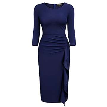 Elegant Miusol Women's Pencil Dress for Business and Parties