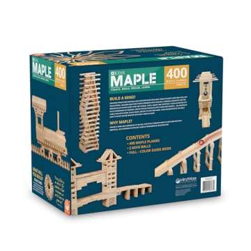 KEVA Maple 400 Plank Set
