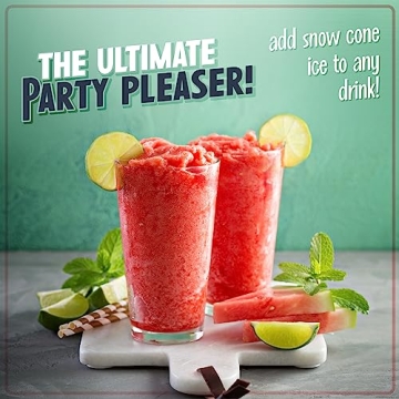 Nostalgia Snow Cone Machine Retro Red Makes 20 Icy Treats