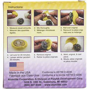 Alumilite 10570 Amazing Mold Putty Kit, 0.66-Pound