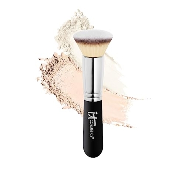 IT Cosmetics Heavenly Luxe Flat Top Buffing Foundation Brush #6 - Achieve Flawless Makeup Applicatio...