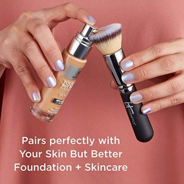 IT Cosmetics Heavenly Luxe Flat Top Foundation Brush #6 for Flawless Makeup