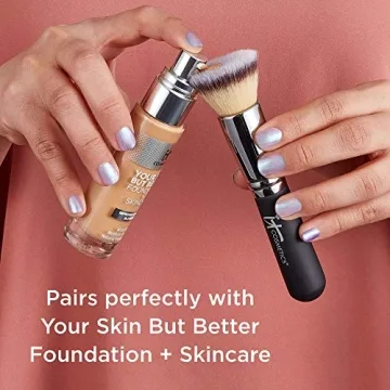 IT Cosmetics Heavenly Luxe Flat Top Foundation Brush #6 for Flawless Makeup