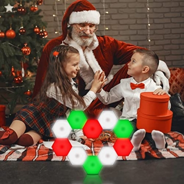 Vcwtty Hexagon LED Wall Lights - 13 Colors Touch-Control