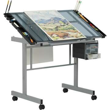 Studio Designs Vision Craft & Drawing Station - Adjustable Drafting Table