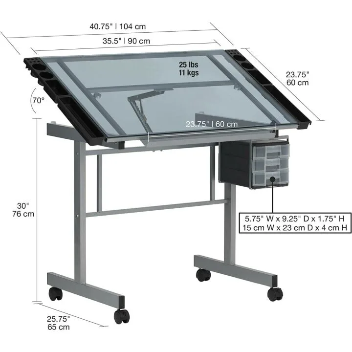 Studio Designs Vision Craft & Drawing Station Table