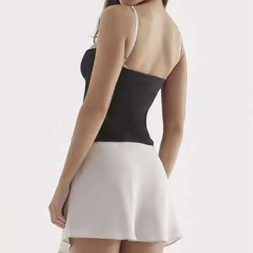 FSCONAGE Y2K Backless Tank Top for Women - Summer Style