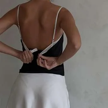 FSCONAGE Y2K Backless Tank Top for Women - Summer Style