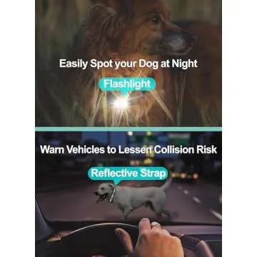 F-color Dog Shock Collar with Remote Control - 2600FT Dog Training Collar 3 Pack with Beep Vibration Shock and Light, Waterproof E Collar for Dogs Training for Large Medium Breeds