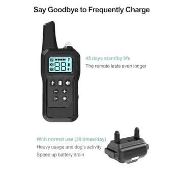 F-color Dog Shock Collar with Remote Control - 2600FT Dog Training Collar 3 Pack with Beep Vibration Shock and Light, Waterproof E Collar for Dogs Training for Large Medium Breeds