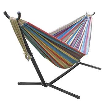 Sorbus 2-Person Hammock with Steel Stand Perfect for Outdoors